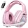 Tatybo Wireless Gaming Headset with Mic, 7.1 Sound 50mm Driver, White Pink