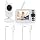 HelloBaby 3.2 Inch Baby Monitor No WiFi, USB Cable Video Baby Monitors