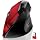 memzuoix Ergonomic Wireless Mouse, 2.4G Optical Cordless, 800/1200/1600 DPI, Vertical Computer Mouse for Laptop, Mac, PC, Desktop (Right Hand, Large) - Red