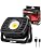 HAUTMEC 1500LM COB Rechargeable Work Light, Rotatable Magnetic Work Light