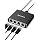 Ethernet Splitter 1 to 4 1000Mbps, Dockteck Internet Cable Splitter