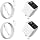 35W USB C Fast Charger 2-Pack, 2-Port Wall Charger with Cable & LED Display