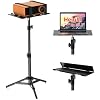 Projector Stand Tripod, Portable Height Adjustable Laptop Stand
