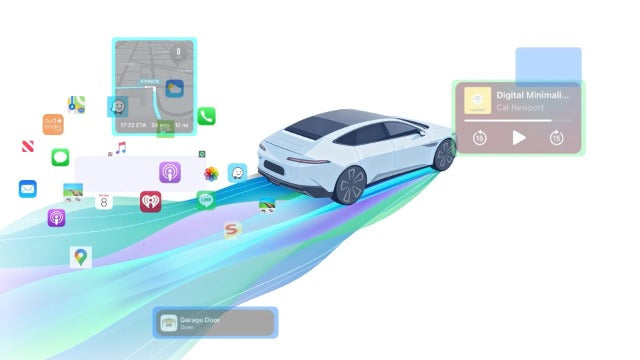 Wireless Carplay & Android Auto Adapter, Metal Design Mini & Stable 2-in-1 Dongle, Convert Vehicle's Wired CarPlay/Android Auto to Wireless, for iOS 10+/Android 11+ & Cars from 2016