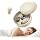 Sleep Earbuds, Invisible Mini Wireless Earbuds for Small Ear Canals, Ergonomic Bluetooth Earbuds with Premium Sound and One-Step Auto Pairing(Beige)