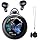 Smart Wireless Earbuds, Retro Pocket Watch Bluetooth Headphones with LCD Touch Screen Case, Support 164 Languages, 60h Playtime, Noise Cancellation, Translator Earbuds for Travel Meetings Business