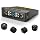 Wireless TPMS Tire Pressure Monitoring System, Real-Time Tire Pressure & Temperature Monitor with 4 External Sensors, 6 Alarm Modes, USB-C & Solar Powered for SUV, RV, Truck, Jeep, 0-98 PSI