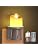 2-in-1 Plug in Night Light (1 Pack) - Dual Mode: Auto Sensor & Remote Timer - Boho Neutral Beige Candle Nightlight for Nursery, Bedroom, Bathroom Aesthetic (Taupe, 1 Pack)