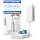 Sleek Socket Original & Patented Ultra-Thin Outlet Concealer with Cord Concealer Kit, Flat Extension Cord with Multi Outlets Power Strip, Ideal for Home Improvement, Hide Bulky and Messy Cords