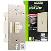 Enbrighten Z-Wave On/Off Switch, Toggle, Light Almond, 1 Pack