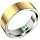 RQZ Smart Ring Health Fitness Tracker for Men and Women,Gold Size 7