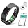 BIEMHA IP68 Waterproof Smart Ring - Fitness & Health Tracker with Sleep/Exercise Monitoring, Unisex for Women Men, iOS & Android Compatible, Long Lasting Battery Life, No Subscription (Black, 8)