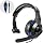 One Ear Gaming Headset for PS5/PS4/Xbox Series S/Xbox Series X, Wired Online Game Unilateral Headset, 50mm Drivers|Detachable Mic|3.5mm Headphone Jack for Switch Lite, Xbox One, Laptop/Phone