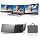 Laptop Screen Extender 15.6", IPS Plug&Play Portable Monitor for Laptop, FHD 1080P Triple Monitor Extender, Ultra-Slim Travel Extended Screen for Business Work Study