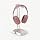 Acrylic Headphone Stand for Desk, Crystal Clear Headset Holder with Silver Metal Accent, Stable Non-Slip Base, Universal Gaming Headphone Hanger for PC Setup, Office & Home Desk Accessories