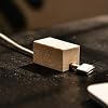 Travertine Cord Holder-Cable Organizer for Desktop, Nightstand