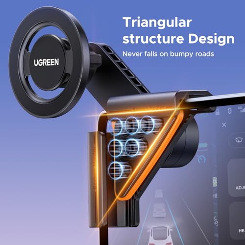 Magnetic Car Phone Mount — Strong MagSafe Hold for Tesla - Image 4