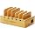 SpaceAid Bamboo Charging Station for Multiple Devices, Cell Phone Docking Stations for Multi Laptop, Tablets and iPads, Nightstand Bedside Desk Device Charger Organizer (Natural)