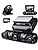 PRUVEEO 360° 4 Channel Dash Cam Front and Rear Inside Left Right, Dash Camera for Cars, Built-in GPS WiFi Night Vision, 24/7 Recording Parking Mode Monitor, 128G Card Included