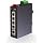 MokerLink 5 Port Industrial Din Rail Switch, 4 Ports and 1 Uplink, 10/100Mbps Fast Ethernet, DIN-Rail & Wall Mount Included