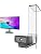 PlexiCam Pro V2 | Center Screen/Middle Screen Webcam Mount | Position Any Webcam (Not Included) Anywhere/Any Screen (Laptops-32) | Tripod gooseneck teleprompter Alternative for Eye Contact Audience