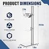 3D Printer Resin Funnel Stand with Vat Holder Filter Strainer