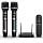 Wireless Microphones, Dual Handheld Mic System for Karaoke & Speakers