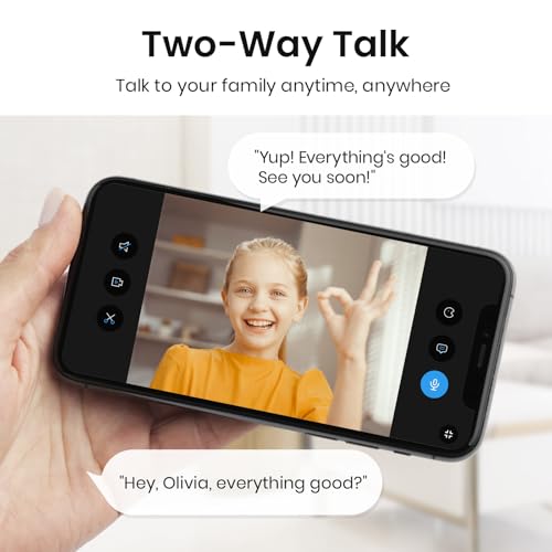 aosu 4MP Indoor Security Camera - Baby & Pet Monitoring with 5/2.4 GHz WiFi - Image 7