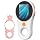Digital Microscope Handheld 2.0 inch IPS Color Screen,Portable Digital Magnifying Glass 500x,Marco Microscopes,uilt-in 8LED Lights,USB Compatible with PC Windows, Mac OS (Pearl White)