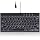 Perixx PERIBOARD-429 Wired Mini Backlit Keyboard - Thin and Silent Scissor Keys - White Backlight Color - US English