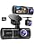 Dash Cam Front and Rear, 1296P Dash Camera for Cars, 3 Channel Car Camera Front Rear and Inside with 32GB Card, Loop Recording, Night Vision, HDR, 24Hr Parking, G-Sensor