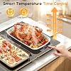 Electric Warming Tray,4-in-1 Food Warmer Tray with 8 Precise Temps & 24H Timer,35"x15"Tempered Glass Food Warming Mat,Modular Warming Trays for Parties Buffet for Catering Gatherings