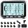 Tire Pressure Monitoring System 10 Sensors | 4.5" Solar RV TPMS with Signal Booster | Long Sensing Distance 6 Alerts Monitor for Trailer/Semi Truck/Camper | 0-188PSI (4-14 Sensors)
