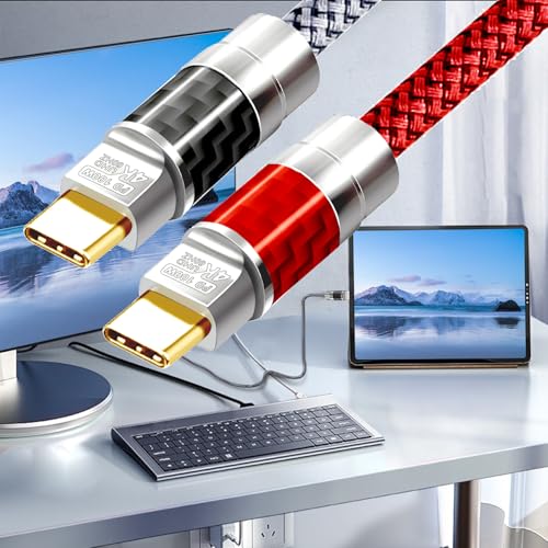 USB C to C Cable 30FT,100W 4K60HZ Type C GEN2x2(Data usb2.0),USB C Video Output From USB3.2/ USB4.0 Fast Charging & Sync for Xreal MacBook Pro iPad Pro iPhone 15 Pro Galaxy S22 Portable Monitor