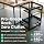ynVISION.DESIGN 15U Open Frame AV Rack with 1U and 2U Shelves, Lacer Bar