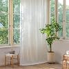 Sutuo Home White Boho Curtains 84 inches Long for Bedroom Living Room,Light Filtering Cream Farmhouse Hollow Vintage Chic Tassels Window Treatment Bohemian Privacy Rod Pocket 1 Panel 52" W x 84" L
