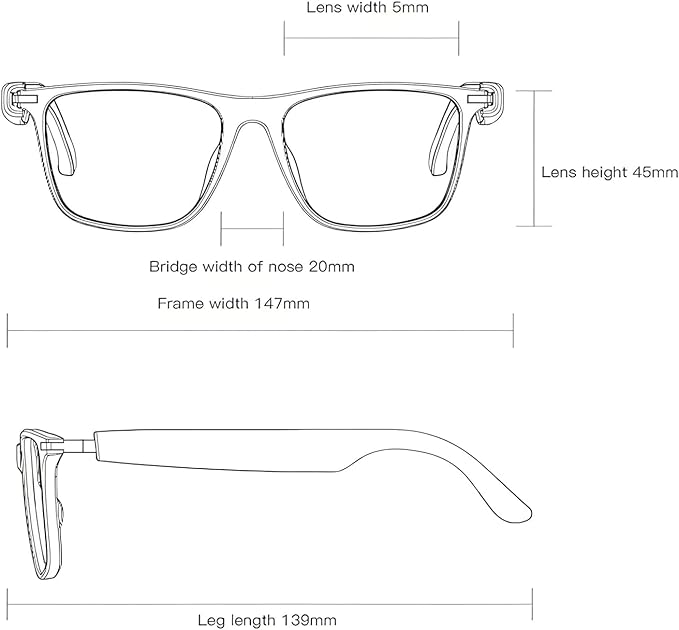 Ai Translation Smart Glasses with ChatGPT,Bluetooth Glasses with 164+ Language Translation,Translator Glasses Physical Color-Change Lenses,Multifunctional Audio Eyewear for Women Men (M01)