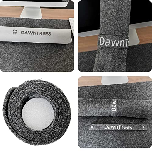 DAWNTREES Felt Desk Mat, Computer Mat for Desk, Dark | Computer Access - Image 8