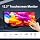 wisecoco 12.3 Inch Touch Screen Monitor IPS 1920x720 Stretched Bar LCD CNC Shell Mini Secondary Screen Portable Display HDMI for Laptop PC Temperature Aida64 GPU CPU RAM Monitoring