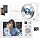 4K Digital Camera, 64MP Autofocus Vlogging Camera with Dual Lens, White