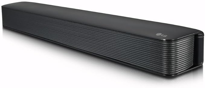 LG SKM1 2.0 Channel Compact Bluetooth Soundbar – Wireless TV Speaker with Remote Control – Home Theater Audio Upgrade