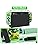 TIKOdirect Carrying Case Accessories for Switch(Original Model) 2017, Portable Travel Case with Soft Protective Cover, Screen Protectors and Thumb Grip caps, Green