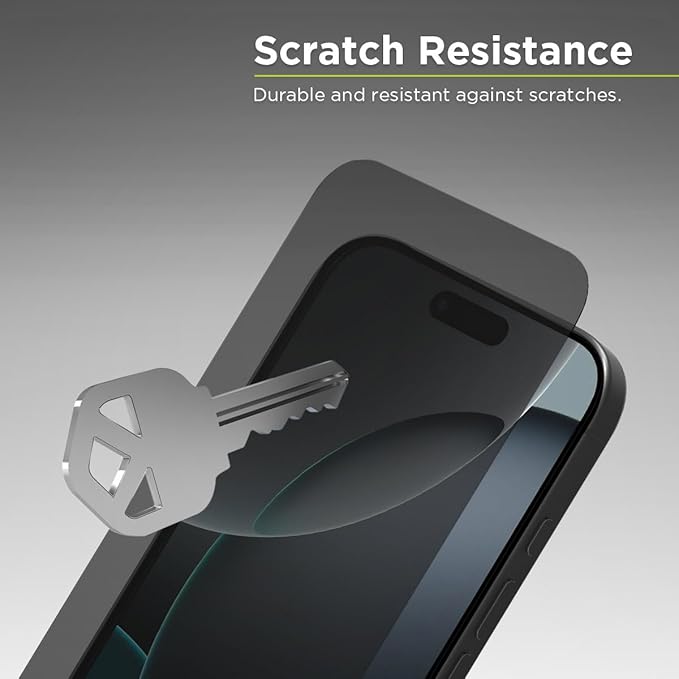 PureGear 2-Way Privacy Tempered Glass Screen Protector Compatible w/ Apple iPhone 16 Pro Max (2024) 6.9", Full Edge-to-Edge Coverage, Self Alignment Installation Tray, Touch Sensitive, Case Friendly, Anti-Fingerprint Coating, Lifetime Replacement, Prot...