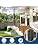 8-12ft Side Mount Cable Railing Post Kit for 36" Deck Railing System