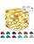 RGB Color Changing Fairy Lights, Battery & USB Powered 20 Ft 60 LED Fairy String Lights with Remote, Waterproof Silver Wire for DIY Indoor Outdoor Christmas Decor-13 Colors