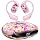 Groovz Open-Ear Plus True Wireless Headphones with Battery Display - Designed & Engineered in the USA - Multi-Point Pairing Bluetooth Open Ear Earbuds Compatible with Apple & Android - Floral