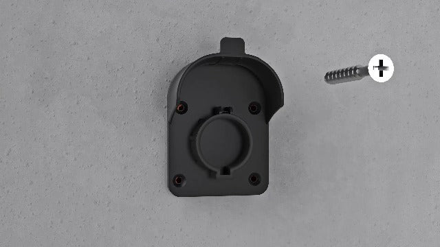 EV Charger Holder for SAE J1772, Wall-Mount Electric Vehicle Connector Nozzle Holster Dock EV Cable Organizer, EV Cable Holder and Electric Car Plug Nozzle Holster Dock for SAE J1772 Connector