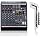 6 Channel DJ Audio Mixer, Professional Sound Board Console