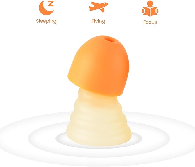 Zeroplus Ear Plugs for Sleeping Ultra-Comfortable Earplugs for Sleep,Professional Ear Plugs for Noise Reduction-26 dB, 3 Adjustable Sizes, Ideal for Sleep,Focus,Travel and Those Sensitive to Noise
