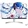 LG 27-inch Computer Monitor UHD (3840 x 2160), USB Type-C, HDR 400, DCI-P3 95%, Built-in Speaker, 60Hz, 5ms, HDMI, DisplayPort, AMD FreeSync, Tilt/Height/Pivot Adjustable Stand, White Monitor